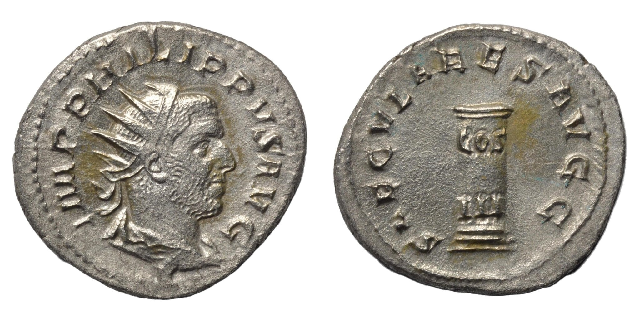 Philip I 'The Arab' 244-247AD. AR Antoninianus. Rome. 1000th Anniversary of Rome - Premium Ancient Coins - Antoninianus