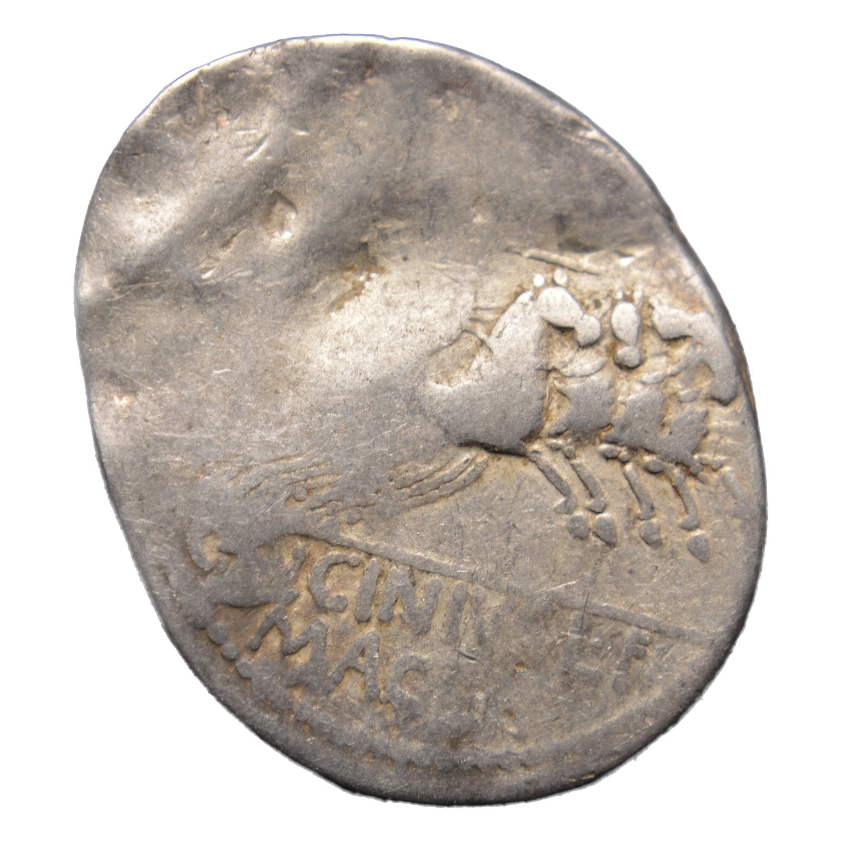 Republic. C. Licinius LF Macer 84BC AR Denarius - Premium Ancient Coins - denarius