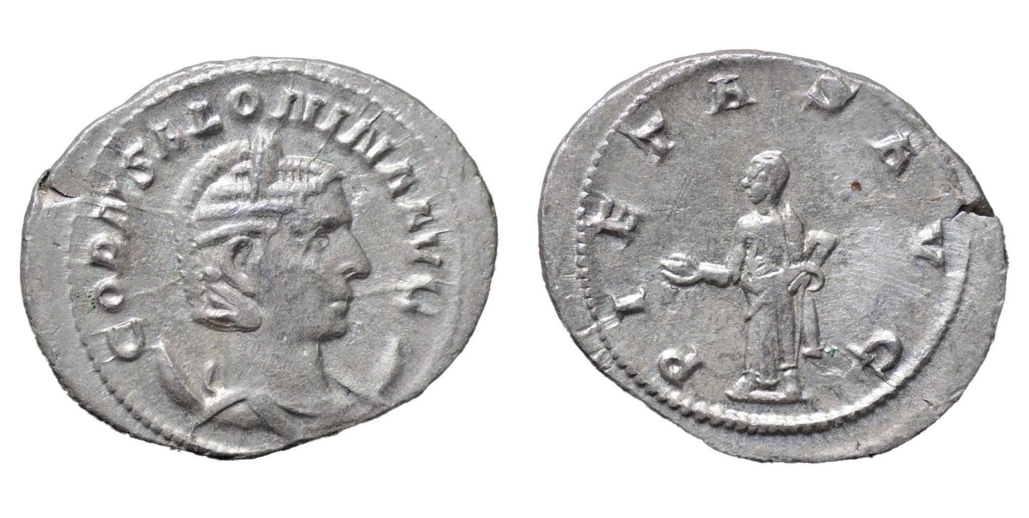 Salonina 257-258AD AR Antoninianus Rome. Pietas - Premium Ancient Coins - Antoninianus
