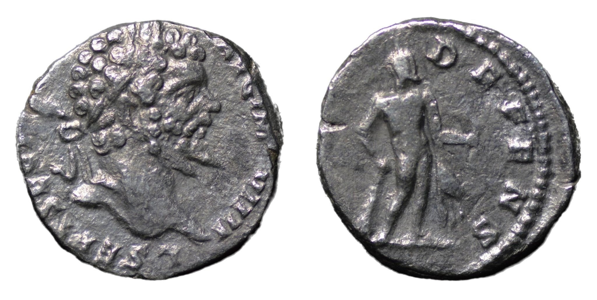 Septimius Severus 193-211AD AR Denarius Rome. Hercules - Premium Ancient Coins - denarius
