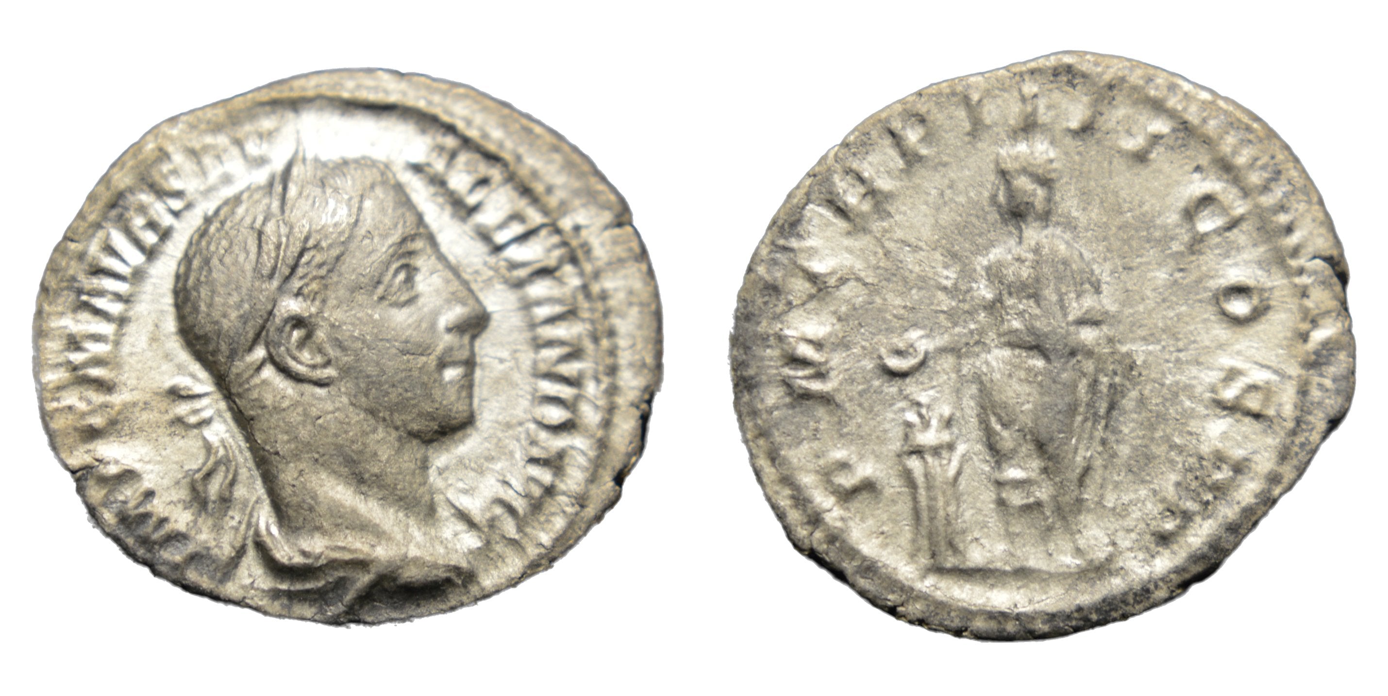 Severus Alexander 222-235AD AR Denarius Roman SILVER COIN