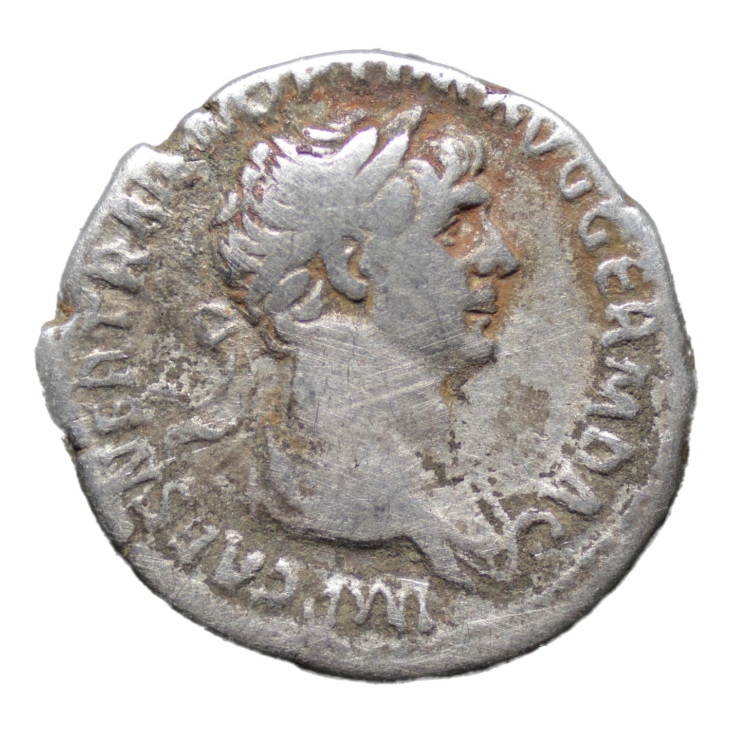 Trajan 98-117AD AR Denarius Rome. Fortuna - Premium Ancient Coins - denarius