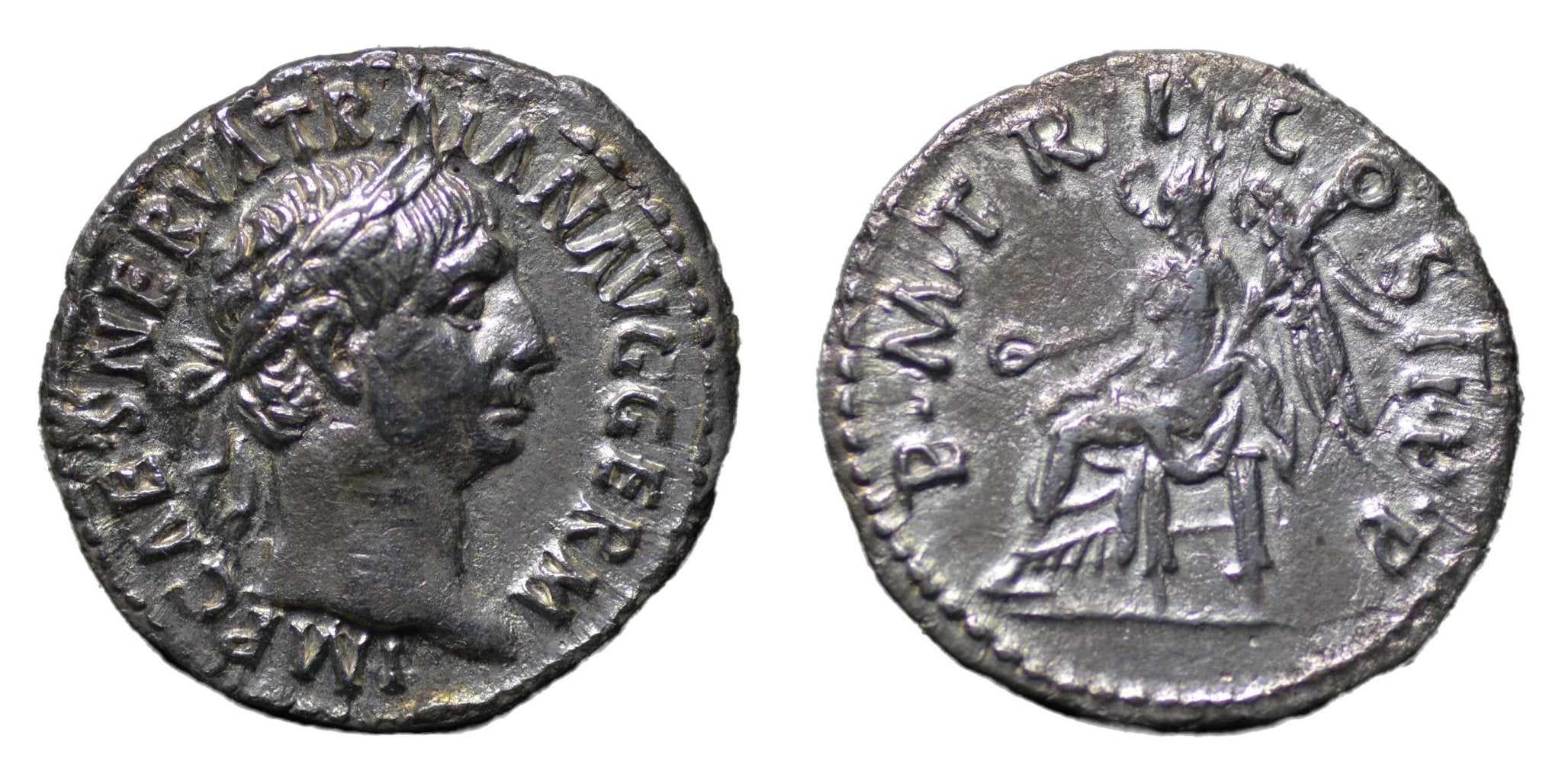 Trajan denarius 98-117 outlet AD Ric ll 139 (limes,alloy) coin Ancient Roman Empire, rare antique archaeological find.