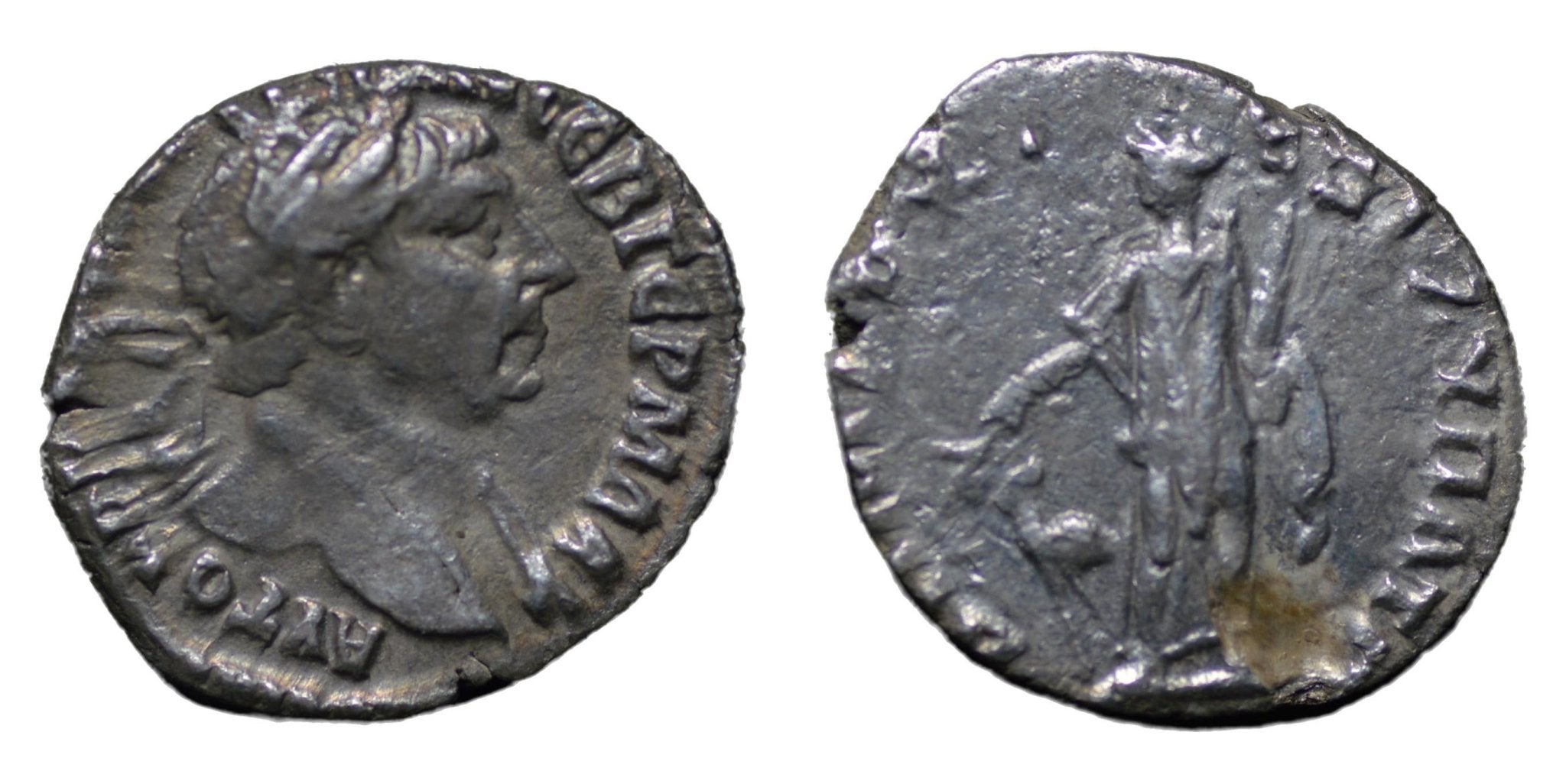 Trajan 98-117AD AR Drachm. Bostra. Arabia - Premium Ancient Coins - denarius