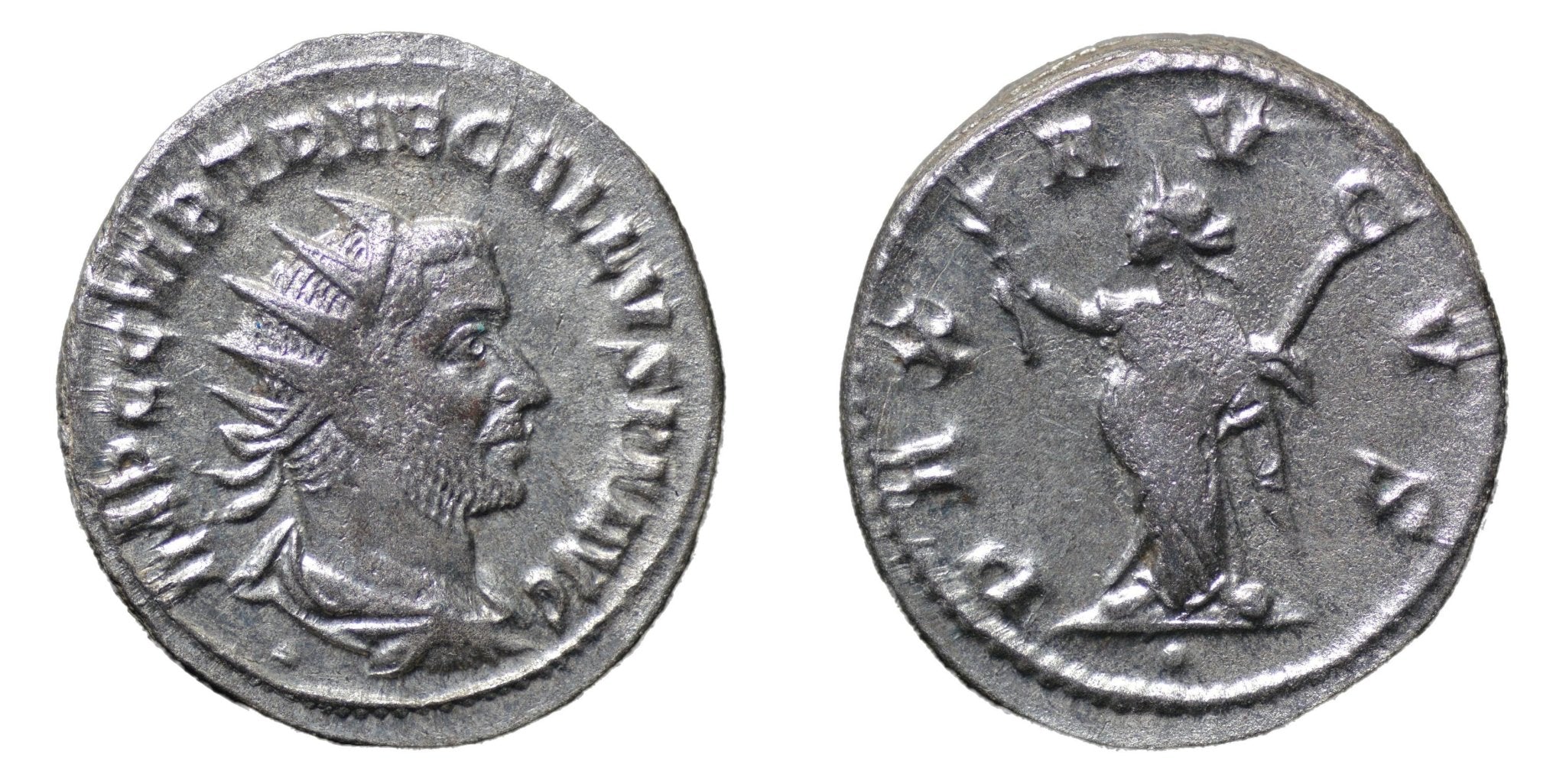 Trebonianus Gallus 251-253AD AR Antoninianus Rome. Pax - Premium Ancient Coins - antoninianus