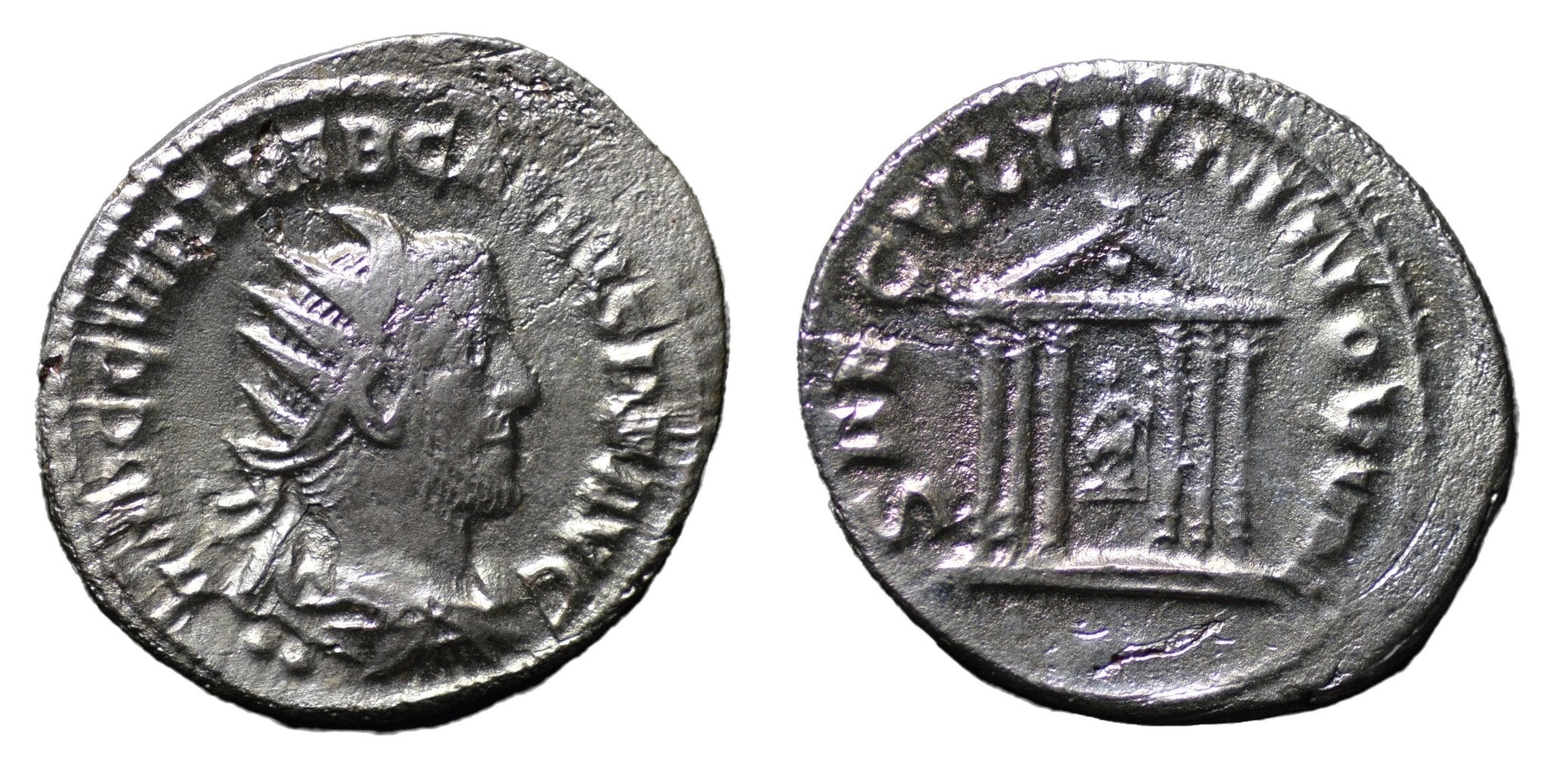 Trebonianus Gallus 251-253AD AR Antoninianus Rome. Sacullum - Premium Ancient Coins - antoninianus
