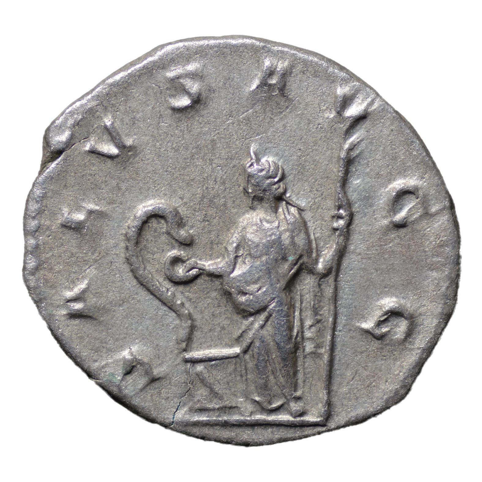 Trebonianus Gallus 251-253AD AR Antoninianus Rome. Salus - Premium Ancient Coins - antoninianus