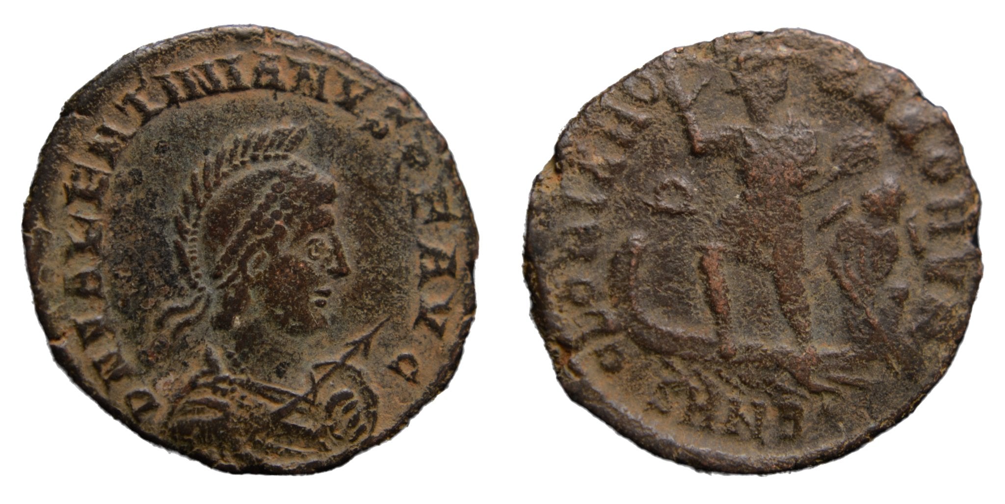 Valentinian II, AE2 378-383 AD Nicomedia Mint - Premium Ancient Coins - follis